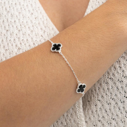Pulseira Trevo Preto